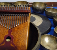 Kalimba, Gongo e Taças:
Para Harmonia do Ser